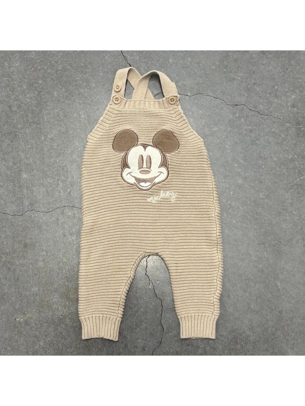 Disney Baby Mickey Mouse Knitted Overalls